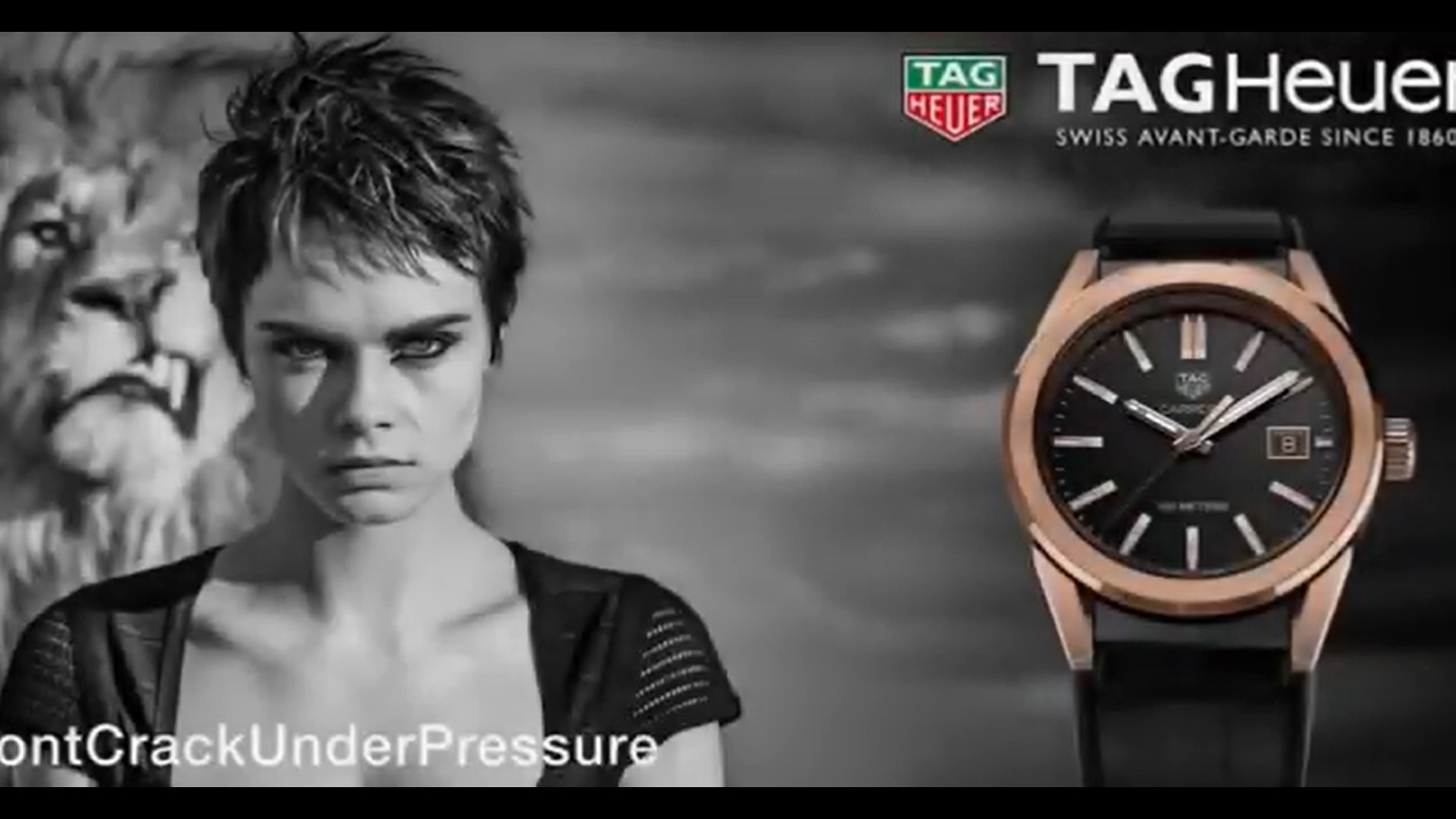 TAG Heuer Ambassador Cara Delevingne plunges into the world of the