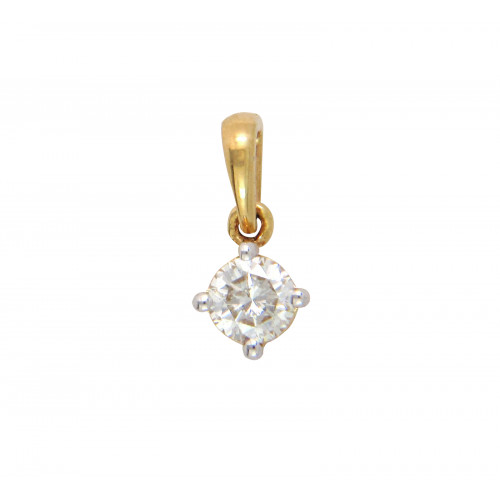 SOLO Diamond Pendant 1/2-YG-P