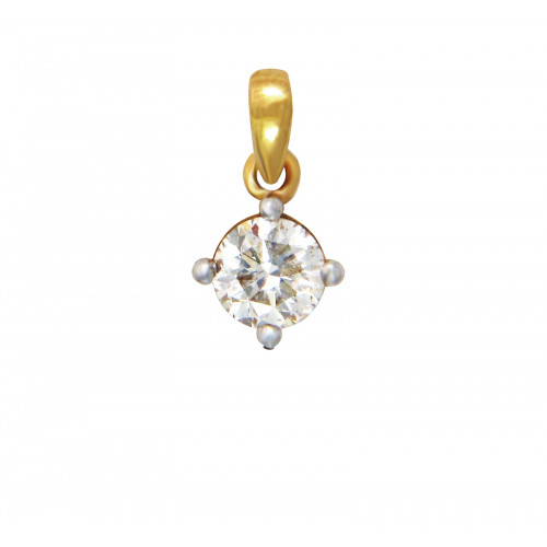 SOLO Diamond Pendant 1/10-YG-P