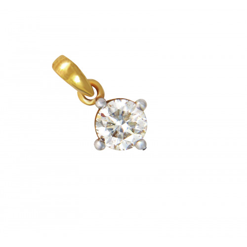 SOLO Diamond Pendant 1/10-YG-P