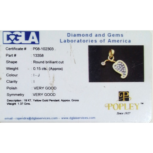 Diamond Ids Pendant DID270