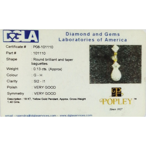 Diamond Ids Pendant DID2927