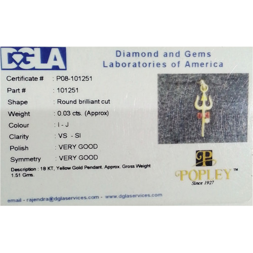 Diamond Ids Pendant DID2931