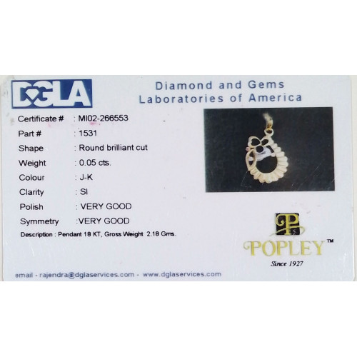 Diamond Ids Pendant DID3219