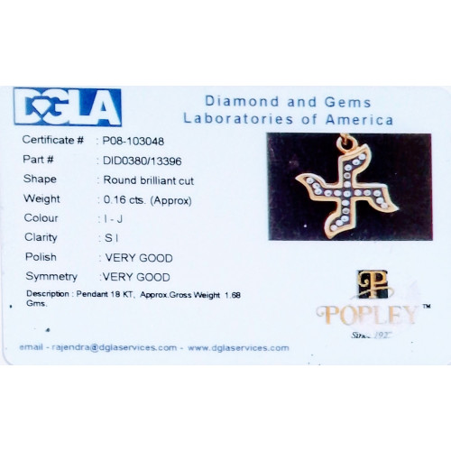 Diamond Ids Pendant DID380