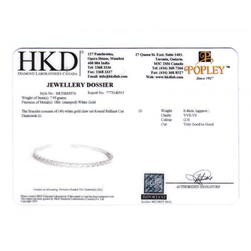 Natural Diamond Ids Bracelet DID4349