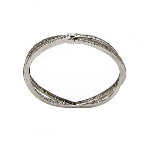 Natural Diamond Ice Cubes Bangle ICE373