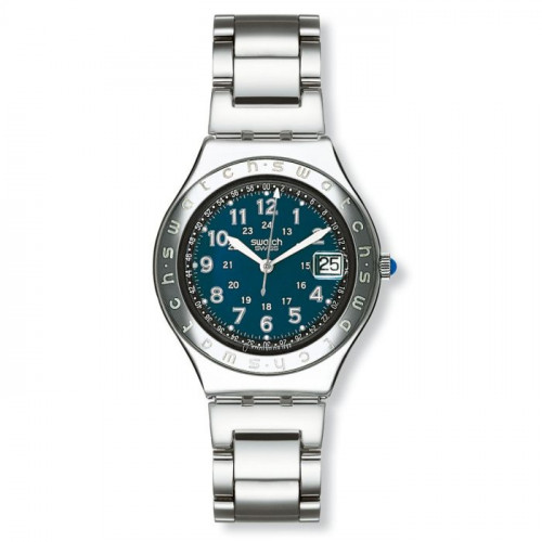 HAPPY JOE BLUE - steel band Swatch Irony Big YGS400GX