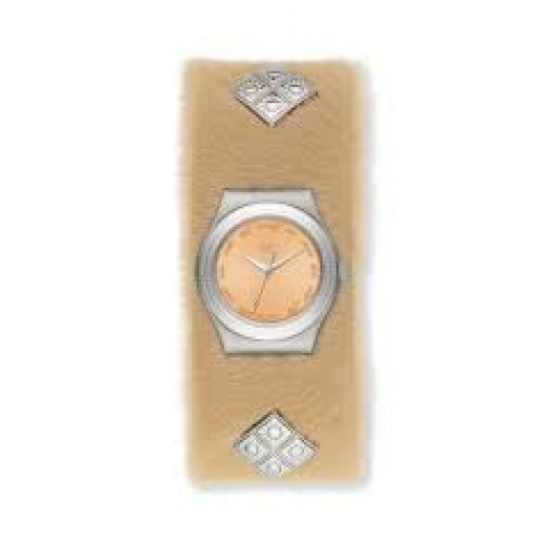 SWACTH Womens Trendy Fur Strap Watch YLS147