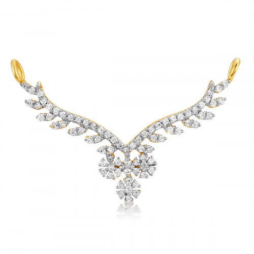 VFM 14K Yellow Gold Diamonds Pendant - VFM484