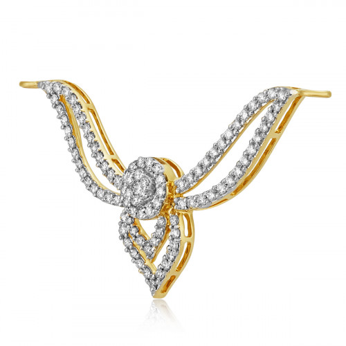 VFM 14K Yellow Gold Diamonds Pendant - VFM485