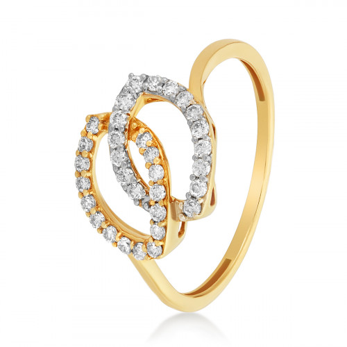 VFM 14K Yellow Gold Diamonds Ring - VFM448