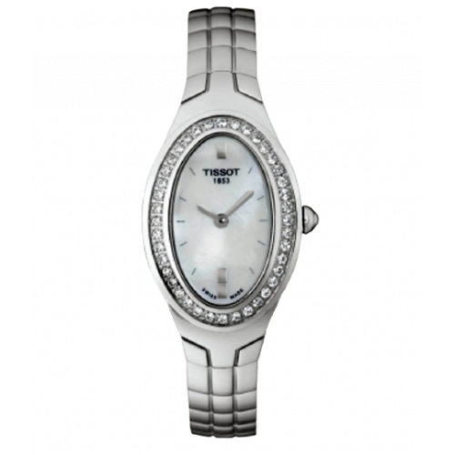 Tissot Women's T47.1.685.51 Oval-T Diamond Watch