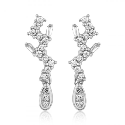 Natural Diamond Ids Earrings DID4549