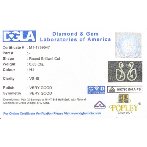 DIAMOND IDS EARRINGS DID4673