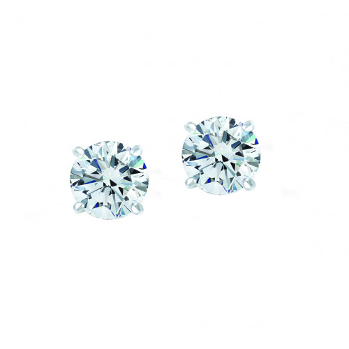 SOLO Diamond Earring 1/2-WG-E